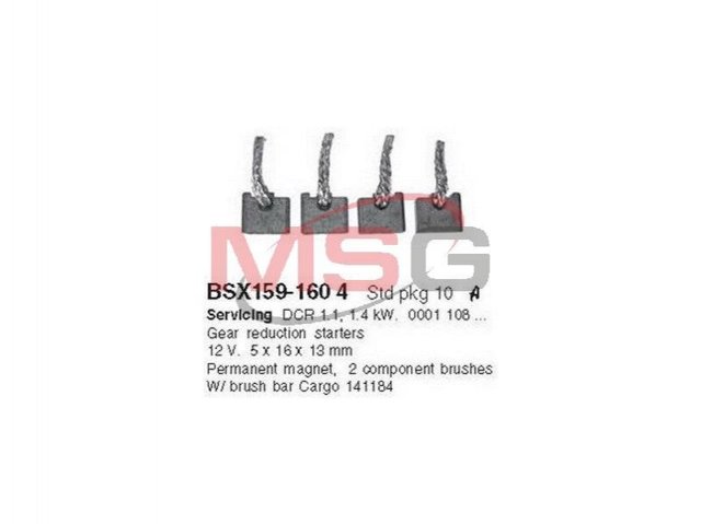 Щітка стартера BSX1591604 Cargo