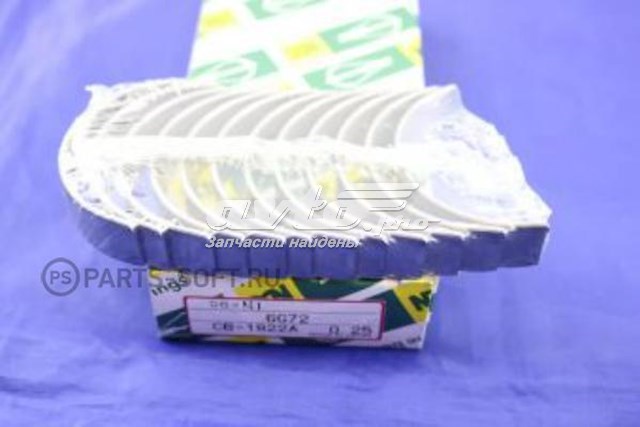 Вкладиші колінвала, шатунні, комплект, 1-й ремонт (+0,25) NDC CB1822A025 ціна, від 9.42 USD