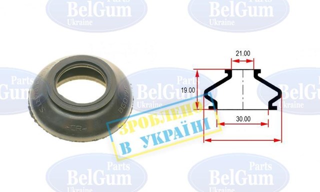 BG0175 Belgum Пильник опори кульової нижній