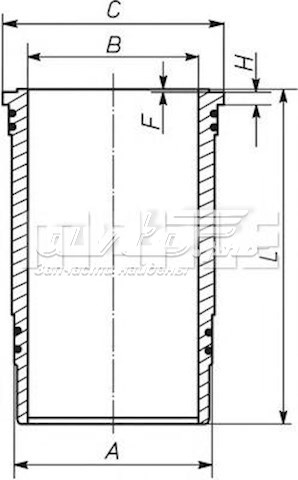 Гільза поршнева 227WN3701 Mahle Original