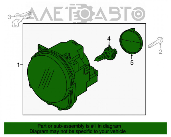 Купити FP3808R2E Depo/Loro/Abakus Права блок фара