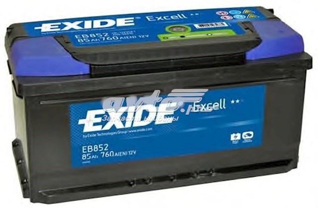 Купити Акумулятор Exide 85 А/г (EB852)