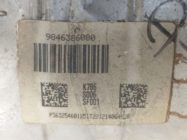 Купити 9846386080 Peugeot/Citroen Сажевый фільтр