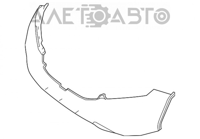 Бампер на авто Signeda PDS04390BB ціна, від 93.08 USD