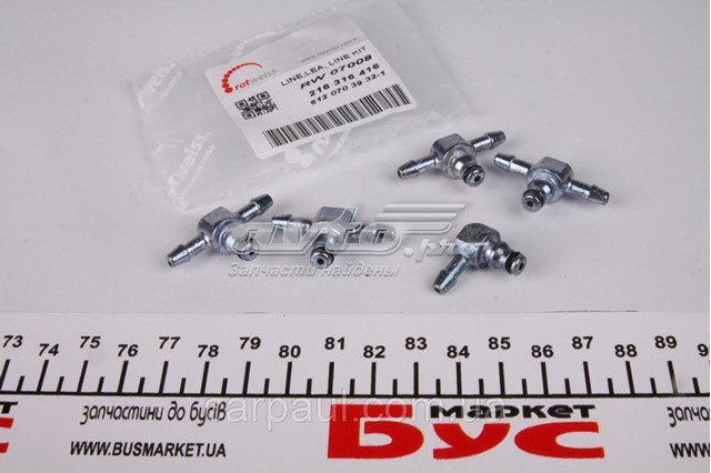 Штуцер (накінечник) форсунки шланга обратки Rotweiss RW07008 ціна, від 9.53 USD