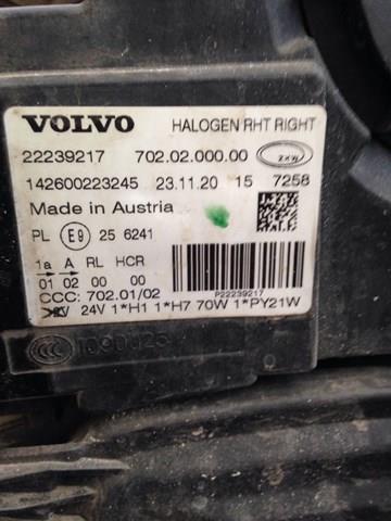 22239217 Volvo Основна фара - вставка