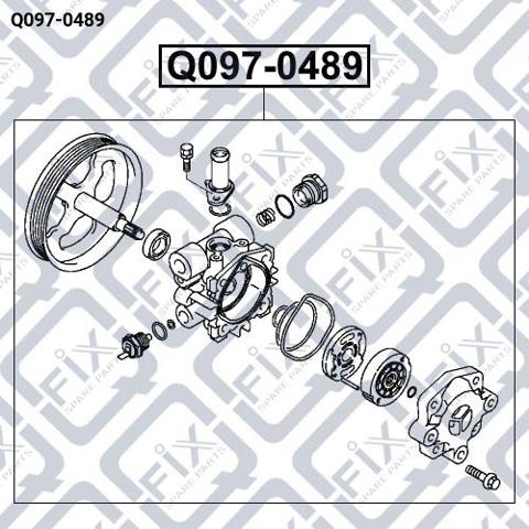 Купити Q0970489 Q-fix Насос гідравліки