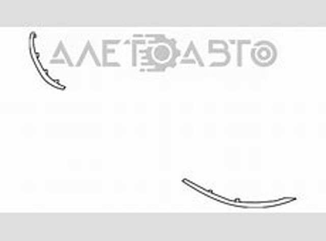 Ободок/окантовка фари протитуманної, лівий FPS FP5055911 ціна, від 11.86 USD