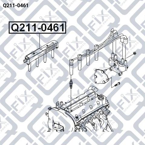 Котушка запалювання Q-fix Q2110461 ціна, від 50.66 USD