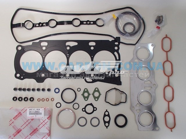 Комплект прокладок двигуна Toyota 0411128452