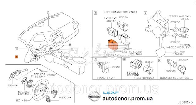  251903NA0A Nissan