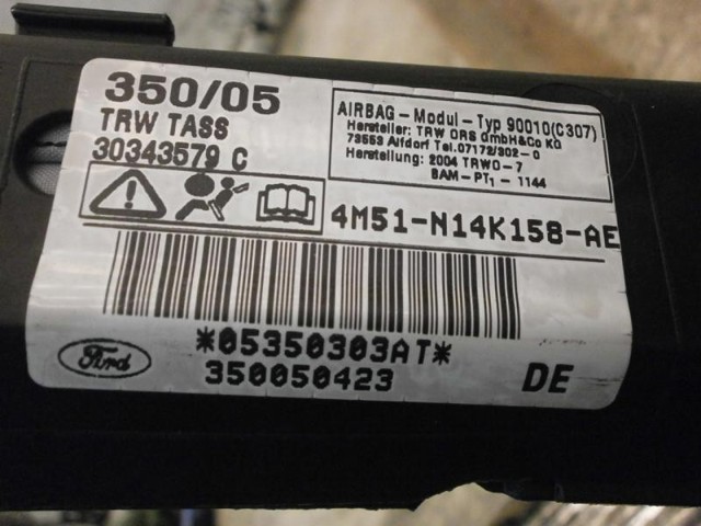 Подушка безпеки, збоку, права, AIRBAG 7M51N14K158AE Ford