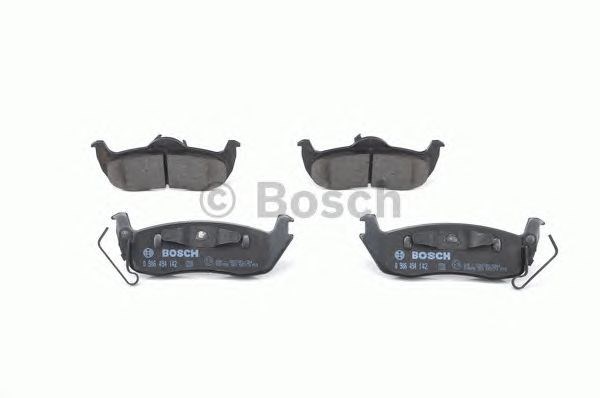 986494142 Bosch Колодки гальмівні задні, дискові