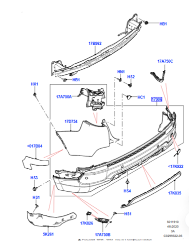 LR154716 Land Rover 