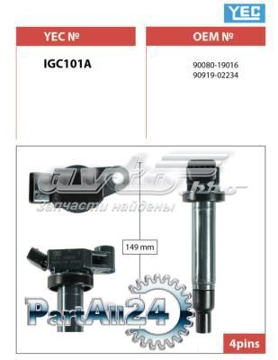 IGC101A YEC Котушка запалювання