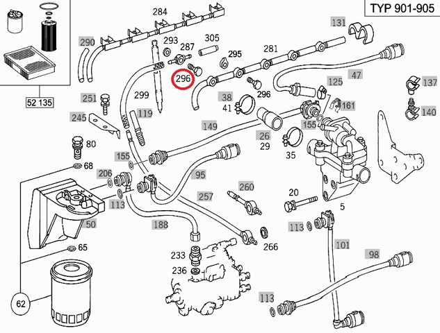 Штуцер (накінечник) форсунки шланга обратки MERCEDES 6020780034 Штуцер (накінечник) форсунки шланга обратки MERCEDES 6020780034
