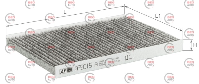 Повітряний фільтр салону Alpha Filter AF5015A