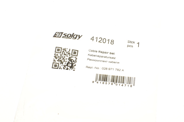 Роз'єм (фішка) свічки розжарювання Solgy 412018 ціна, від 14.13 USD