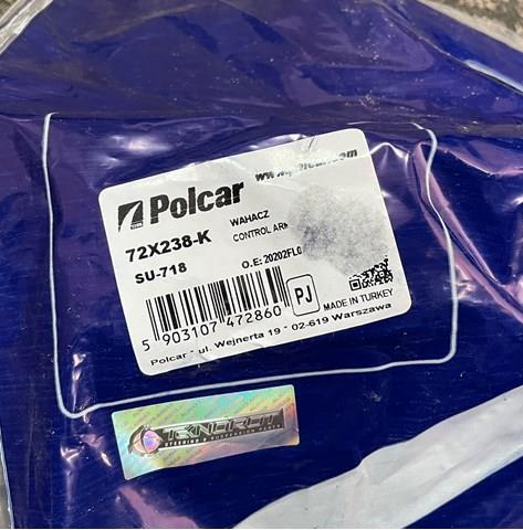 72X238K Polcar важіль передньої підвіски нижній, правий