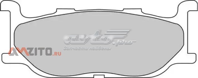 Купити FDB781P Ferodo Колодки гальмівні передні, дискові