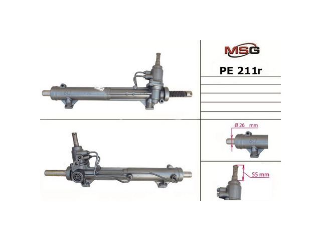 Управління рульове в зборі MSG Rebuilding PE211R ціна, від 192.53 USD