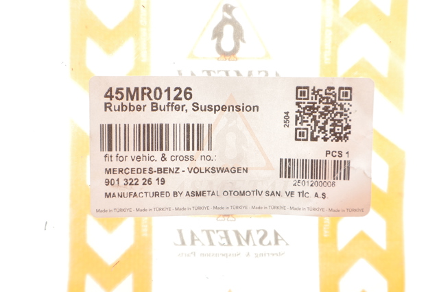 Відбійник передньої ресори As Metal 45MR0126 ціна, від 5.55 USD
