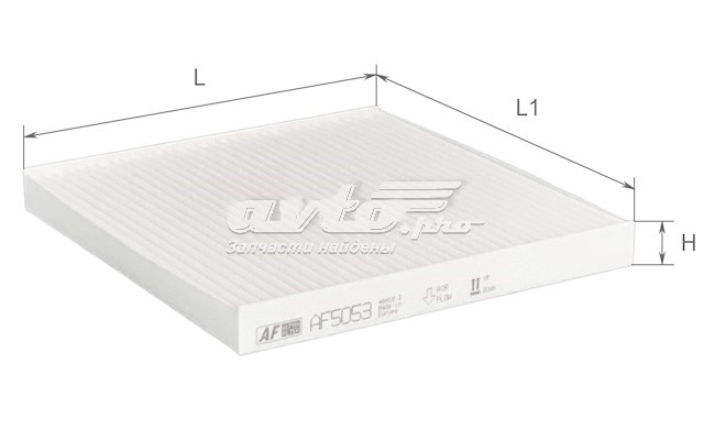 Фільтр повітряний обігрівача Alpha Filter AF5053 ціна, від 2.97 USD
