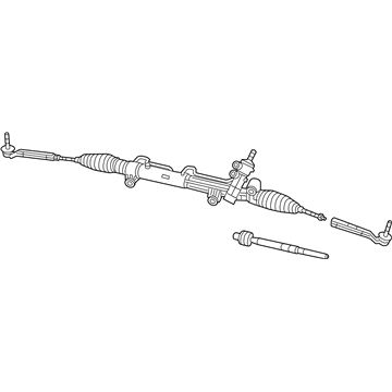 Купити 04584571AC Chrysler Рульова рейка