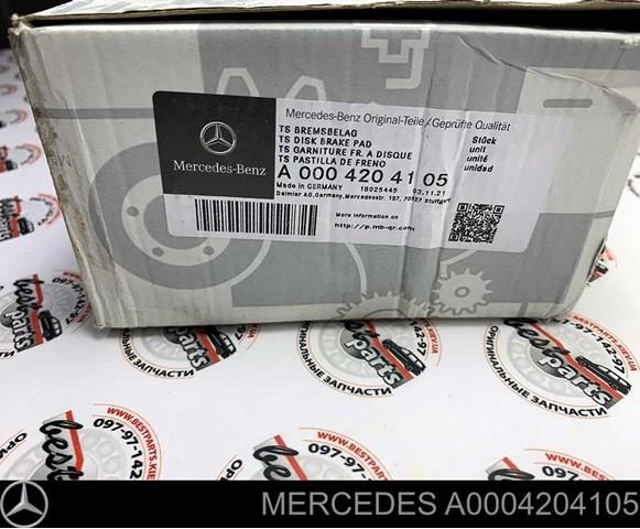 Тормозні колодки Mercedes A0004204105