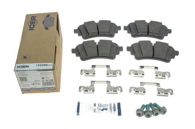 Задні гальмівні колодки Icer 182256203 ціна, від 40.84 USD