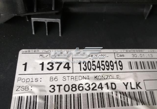 Консоль центральна панелі керування 3T0863241D VAG