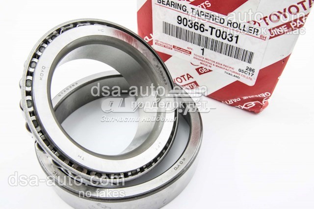 Підшипник диференціала переднього моста Toyota 90366T0031