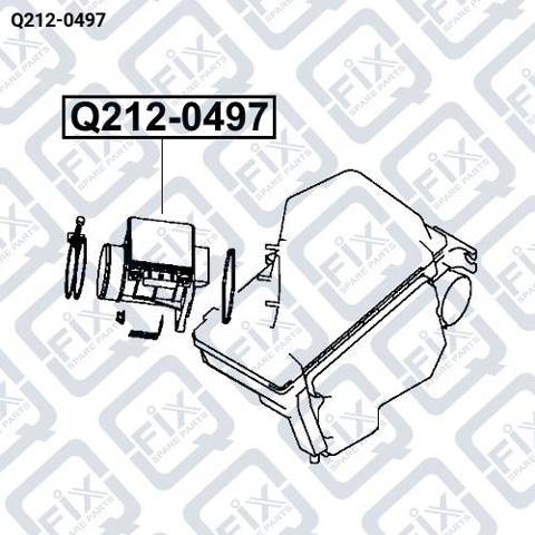Датчик масової витрати повітря Q-fix Q2120497 ціна, від 122.45 USD