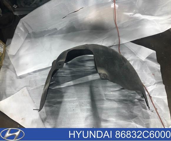86832C6000 Hyundai/Kia Бризговики передній, правий