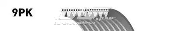 Купити 9PK2250ES Gates Ремінь генератора