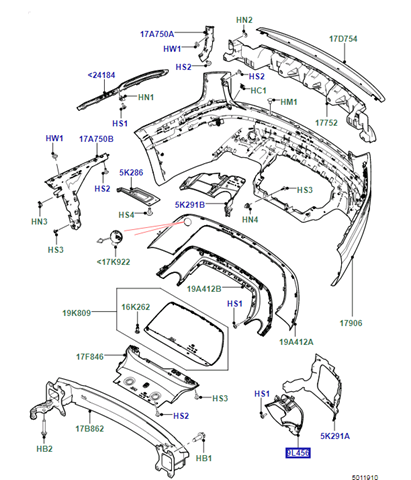  Land Rover LR093598 ціна, від 231.51 USD
