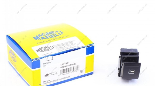 51041010 Magneti Marelli Кнопка підйомника переднього правого скла