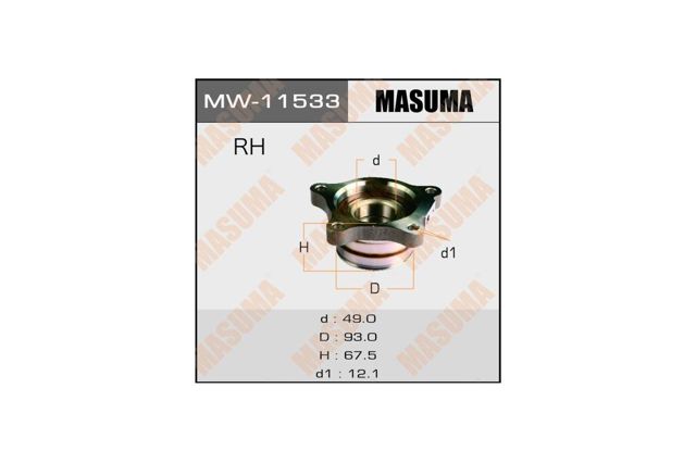 Купити MW11533 Masuma Підшипник задньої ступиці