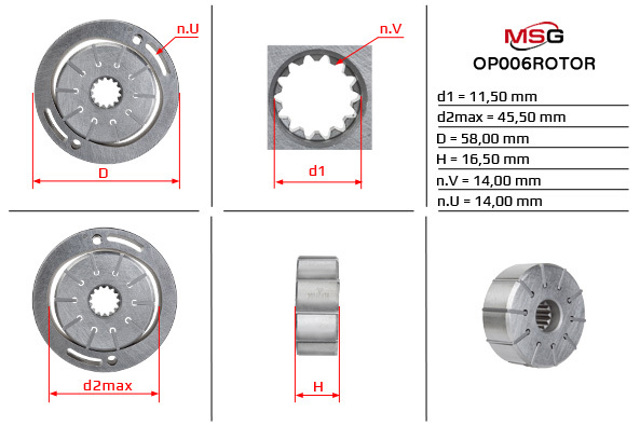 OP006ROTOR MSG 