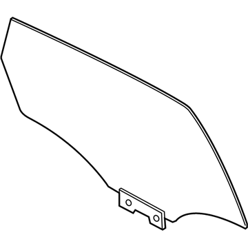 EJ7Z7825713B Ford Скло задніх дверей, лівих