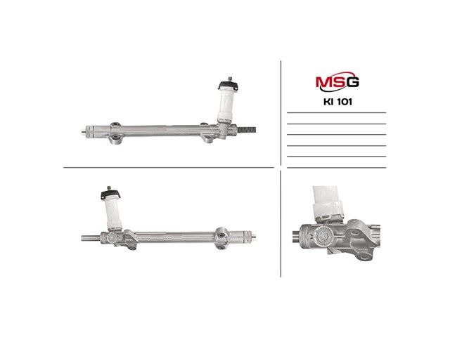 Ремкомплект рульової рейки KI1003KIT MSG