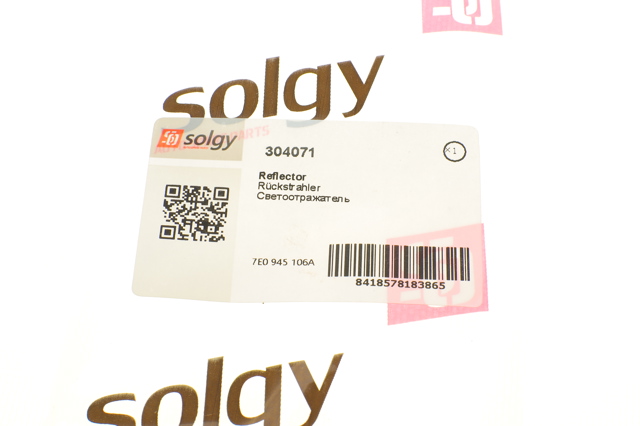 Правий катафот заднього бампера Solgy 304071