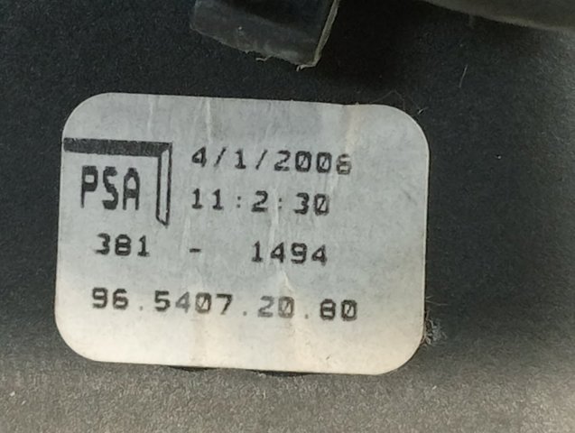  Peugeot/Citroen 9654072080