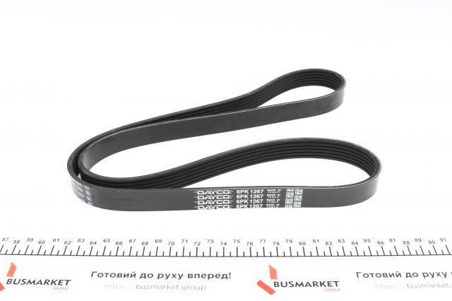 Клиновий ремінь Dayco 6PK1267HD ціна, від 10.47 USD