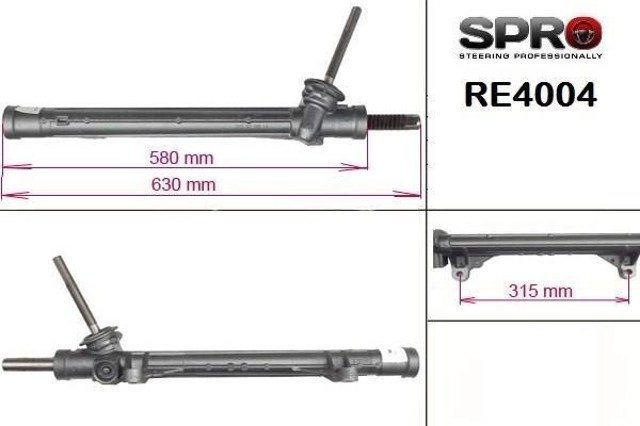 RE104R MSG Rebuilding Рейковий рульовий механізм