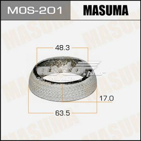MOS201 Masuma Кільце приймальні труби глушника ущільнювача