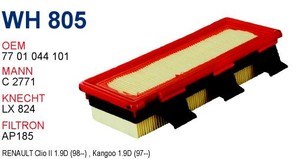 Купити WH805 Wunder Автомобільний фільтр повітря