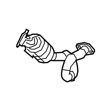 Купити 68252390AH Chrysler Конвертор-каталізатор, лівий