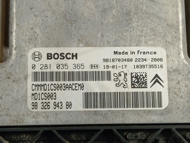  9832694380 Peugeot/Citroen