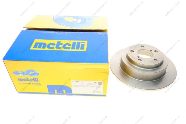 Купити 230671 Metelli Диск заднього гальма